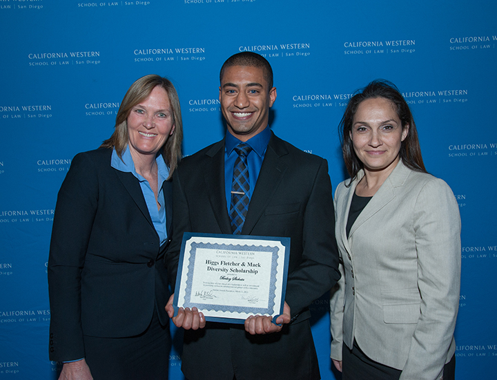 Higgs Fletcher & Mack Awards Diversity Scholarship to California Western School of Law Student 